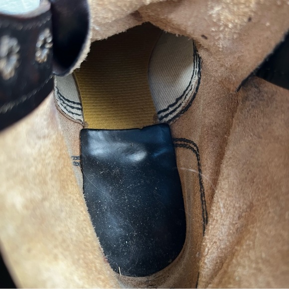 Georgia Boots Mens 7 Womens 8 Black Leather Lace Up Soft Toe Logger Work Sawyer - Picture 7 of 16